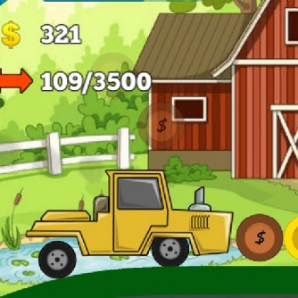 Game: 2d tractor hill climb