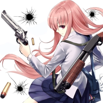 Game: Anime Girl With Gun Puzzle
