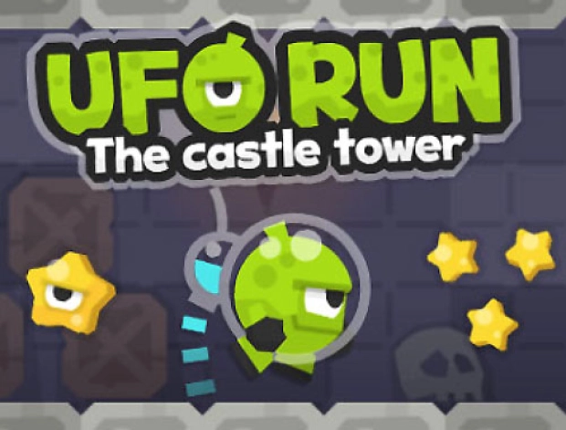 Game: UFO Run. The castle tower