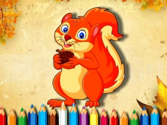 Game: Squirrel Coloring Book