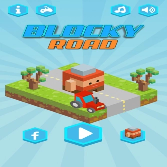 Game: Blocky Road Runner Game 2D