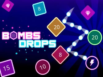 Game: Bombs Drops Physics balls