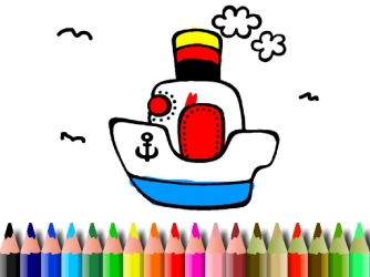 Game: BTS Boat Coloring