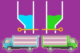 Game: Color Water Trucks