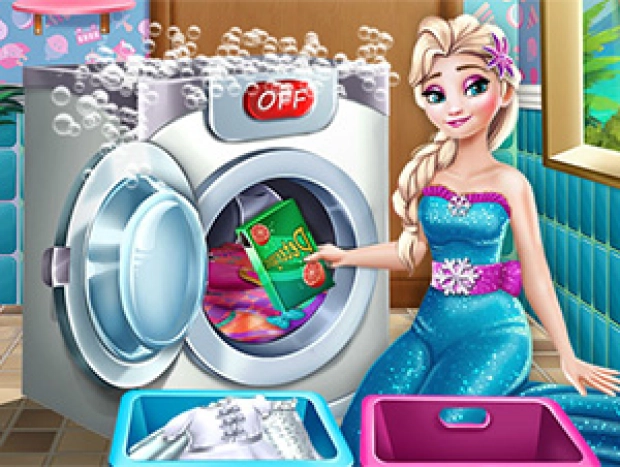 Game: Ice Queen Laundry Day