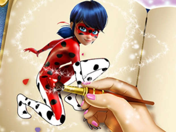 Game: Dotted Girl Coloring Book