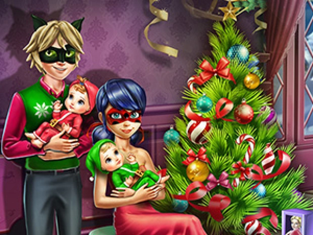 Game: Dotted Girl Family Christmas