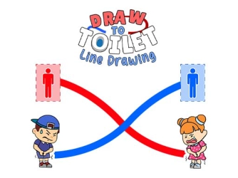 Game: Draw To Toilet - Line Drawing