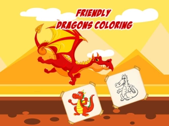 Game: Friendly Dragons Coloring