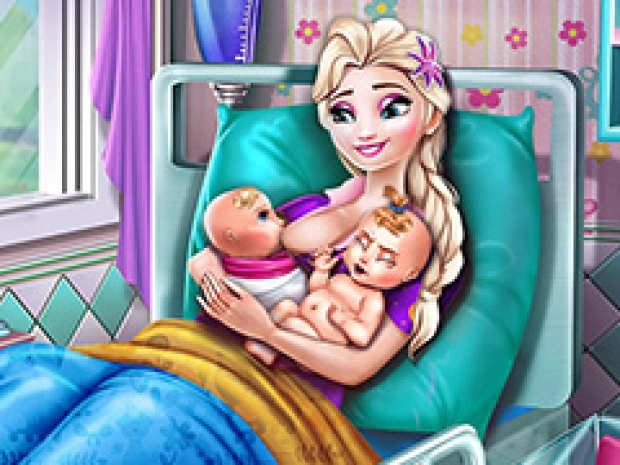 Game: Elsa Mommy Twins Birth