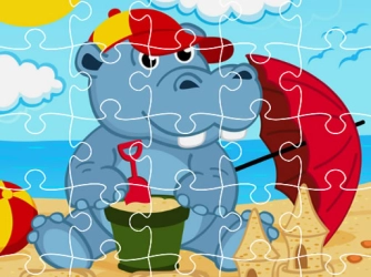 Game: Hippo Jigsaw