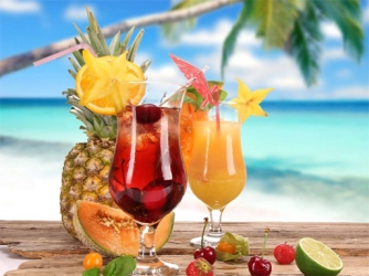 Game: Summer Drinks Puzzle