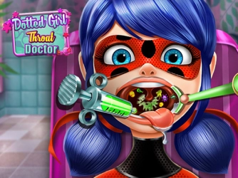 Game: Dotted Girl Throat Doctor