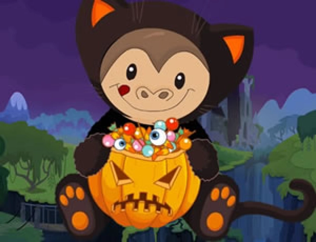 Game: Halloween Monkey Jumper