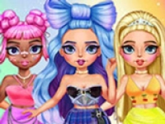 Game: Rainbow Girls Dress Up Challenge