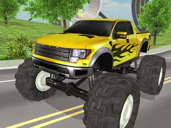 Game: monster truck driving simulator game