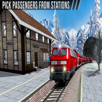 Game: Uphill Station Bullet Passenger Train Drive Game