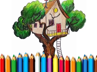 Game: Tree House Coloring Book