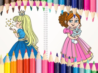 Game: Beautiful Princess Coloring Book