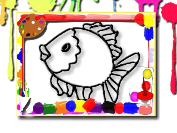 Game: Fish Coloring Book