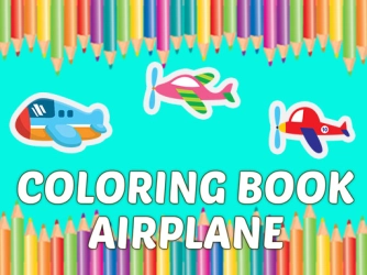 Game: Coloring Book Airplane kids Education
