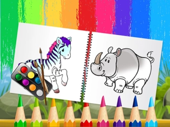 Game: Funny Animals Coloring Book