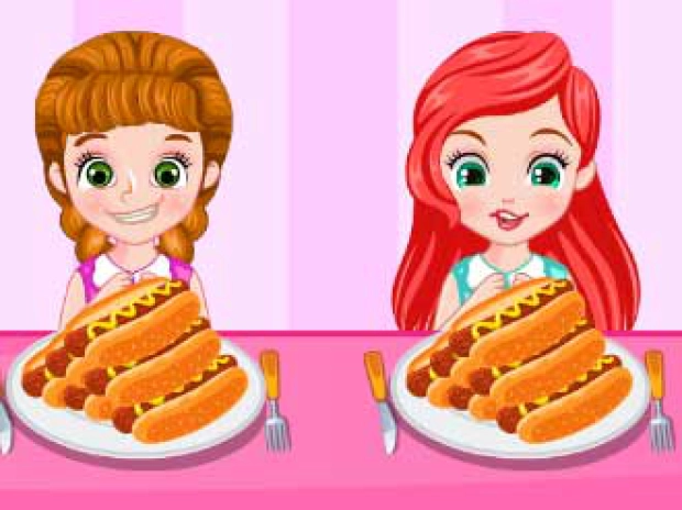 Game: Princess Hotdog Eating Contest