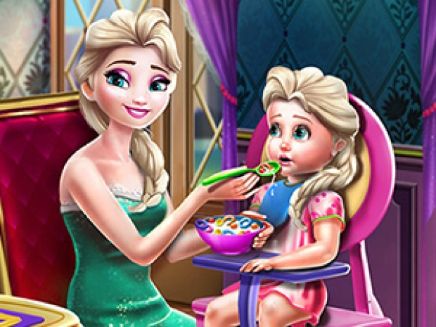 Game: Ice Queen Toddler Feed