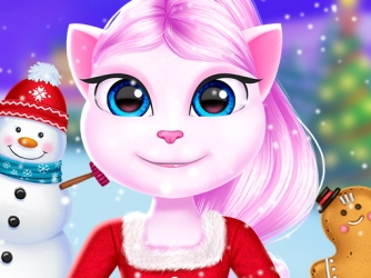 Game: Cat Girl Christmas Decor Game