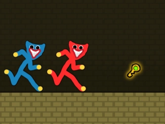 Game: Red and Blue Stickman Huggy
