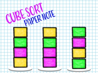 Game: Cube Sort Paper Note