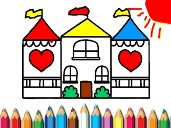 Game: Doll House Coloring Book
