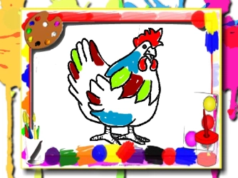 Game: Chicken Coloring Book