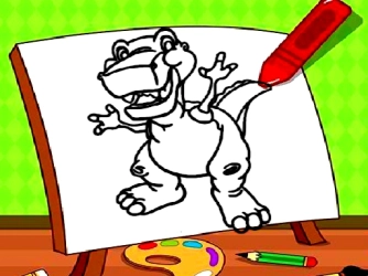 Game: Easy Kids Coloring Dinosaur