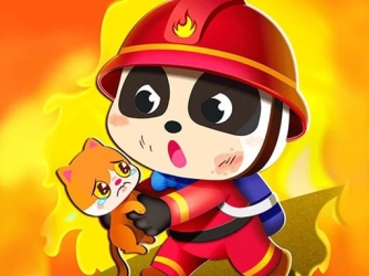 Game: Little Panda Fireman