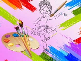Game: Little Ballerinas Coloring