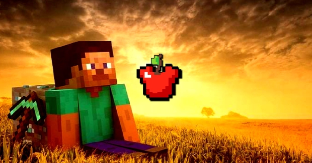 Game: Minecraft Apple Shooter