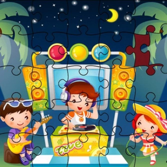 Game: Cute Little Kids Jigsaw