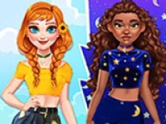 Game: Moon vs Sun Princess Fashion Battle