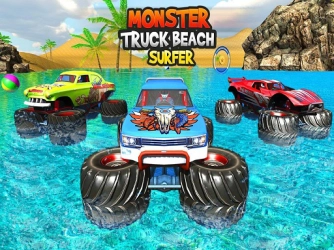 Game: Monster Truck Water Surfing: Truck Racing Games