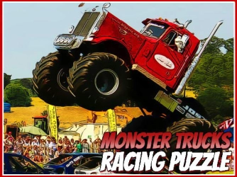 Game: Monster Trucks Racing Puzzle