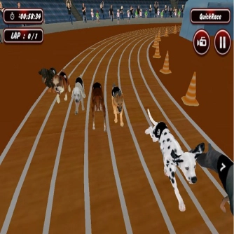 Game: Real Dog Racing Simulator Game 2020
