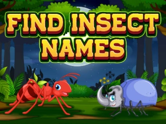 Game: Find Insects Names