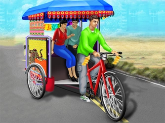 Game: Public Tricycle Rickshaw Driving