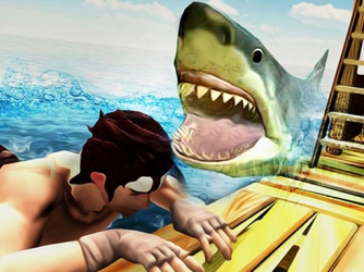 Game: Raft Shark Hunting