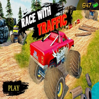 Game: Ultimate MonterTruck Race With Traffic 3D