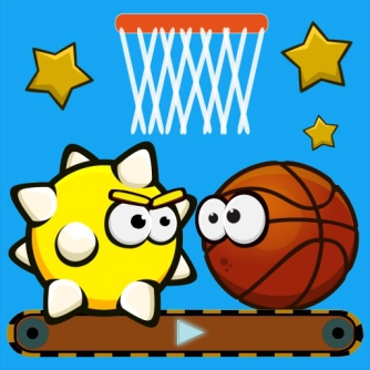 Game: Orange Ball: BasketGo Puzzle