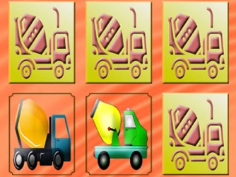 Game: Mixer Trucks Memory