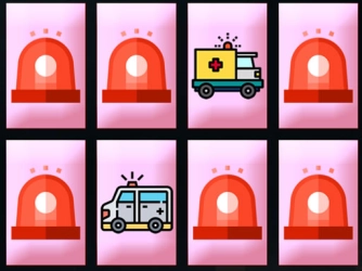 Game: Ambulance Trucks Memory