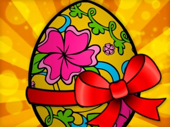 Game: Handmade Easter Eggs Coloring Book